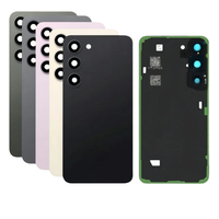 Coque arrière en verre pour Samsung Galaxy S23 Ultra Plus FE, coque arrière en verre avec objectif d'appareil photo, adhésif de réparation, pièce de rechange