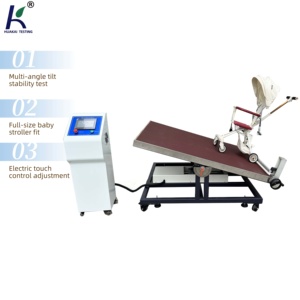 <span class=keywords><strong>Machine</strong></span> d'essai de stabilité pour poussette à plateforme inclinée électrique, testeur de stabilité et de performance de freinage pour poussette - Product Image 3