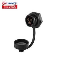CNLINKO IP68 étanche 20a 12v prise d'alimentation cc 20A 3 broches connecteur M20 circulaire mâle femelle connecteur d'alimentation