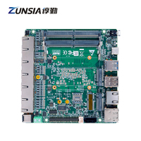 12x12cm AI Core Ultra 125U 155H Compact Industriel Carte Unique Ordinateur SBC 6 Lan Pare-Feu X86 Embarqué Nano Itx Carte Mère