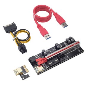 Venta al por mayor de fábrica: Nuevo Riser PCI-e Ver 009s Plus de 1x a 16x con 8 condensadores, Riser GPU Ver 009s Plus V0 - Product Image 6