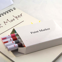 Stylo marqueur de laboratoire permanent à l'encre noire