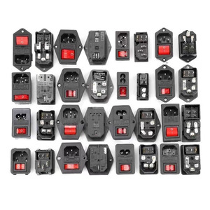 เต้ารับไฟฟ้า 10A 6A 3A 250V AC รุ่น AC-07 มาตรฐานอเมริกัน แบบเสียบการ์ด ชนิด Letter Socket รุ่น plum Socket - Product Image 5