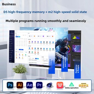 Computadora Todo en Uno Shangfang de 24 Pulgadas, <span class=keywords><strong>Core</strong></span> I5/i7, SSD, Pantalla LCD, para Hogar, Oficina, Juegos, Diseño y Edición, Ultrafina, RAM DDR5, Windows 10 - Product Image 2
