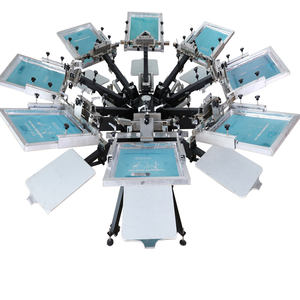 <span class=keywords><strong>Presse</strong></span> d'impression sérigraphique à 8 couleurs à micro-réglage de haute précision - Product Image 6