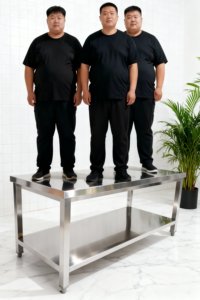 Customizable Stainless Steel Dining Work <strong>Table</strong> Strong And Durable Commercial <strong>Kitchen</strong> Dining Room <strong>Table</strong> Corner Studio - Product Image 4