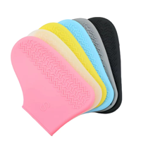 Couvre-chaussures en silicone imperméable coloré Protecteurs de chaussures portables imperméables en silicone