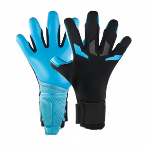 Guantes de portero transpirables para protección de dedos, equipo deportivo antideslizante para entrenamiento de adultos, guantes de látex de fútbol alemán de 4mm - Product Image 1