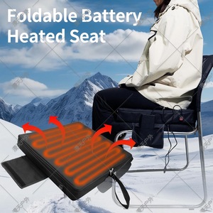 Outdoor Heated Seat <b>Cushion</b> Oxford Cloth <b>Rectangular</b> USB Powered Camping Winter Use Three Temperature Settings - Product Image 4