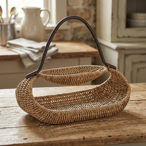 Cesta Flexible de Ratán Natural Hecha a Mano para Frutas y Flores, Accesorios de Mesa de Vietnam, Fabricante Nhat Minh - Product Image 2