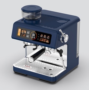 Cafetière expresso italienne rétro de 19 bars avec moulin à grains Système d'infusion semi-automatique pour la cuisine à domicile - Product Image 2