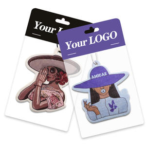 빠른 배송 차량용 향수 면지 소재 성인용 섹시 걸 프라이빗 라벨 차량용 방향제 - Product Image 2