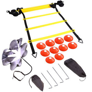 Équipement d'entraînement de vitesse de Football, ensemble d'entraînement d'agilité avec anneaux d'agilité de 20 pieds - Product Image 5