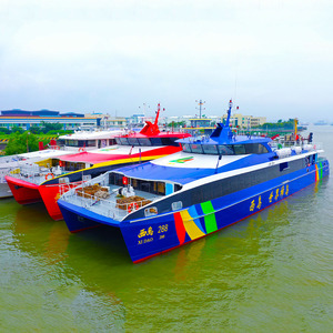 Catamaran de 42 mètres/399 passagers en alliage d'aluminium pour traversier à grande vitesse, conception et construction personnalisées, principale usine de fabrication - Product Image 1