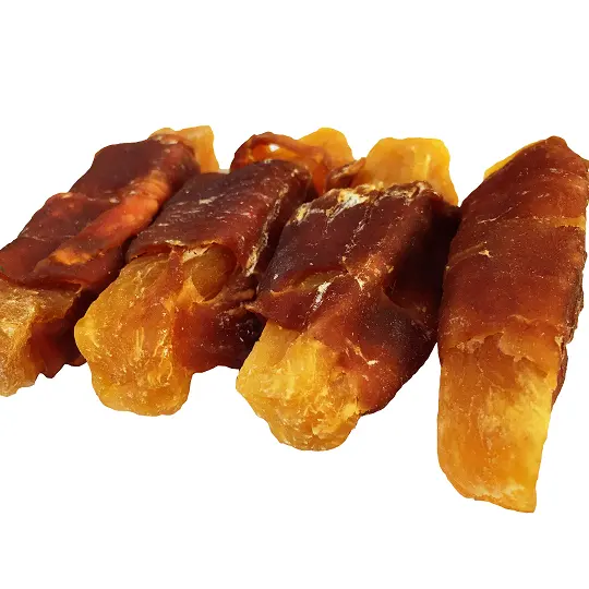 सूखी कुत्ता खाना कार्बनिक बतख लपेटें मीठा आलू जमे हुए खाद्य फैक्टरी पालतू पशु खाद्य प्रकार