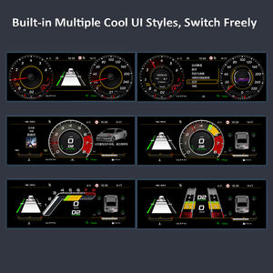 Inalámbrico CarPlay Digital Dashboard Cluster Auto Panel de instrumentos Virtual Tacho Cockpit para Golf 6 2008-2014 - Product Image 5