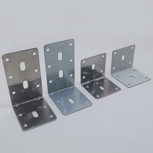 Stainless Steel Corner <b>Brackets</b> 60mm Width Right Angle Shelf Support For Furniture Fixing Hardware Accessories - Product Image 3