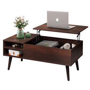 โต๊ะกาแฟไม้สไตล์โมเดิร์นมินิมอล ดีไซน์ยกได้ พับเก็บได้ อเนกประสงค์ ทำมือ น้ำหนักเบา สำหรับห้องนั่งเล่น - Product Image 4