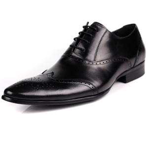 Zapatos Formales de Piel Vacuna Genuina con Punta Puntiaguda, Impermeables, Transpirables y con Soporte de Arco para Hombre, Ideales para Oficina y Carrera Profesional - Product Image 4