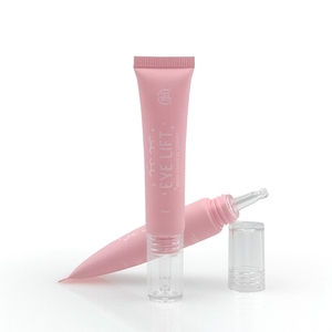 Toptan 10g 10ml 15ml Boş Özel Renkli Sıkma Tüpü Sıkma Uçlu Damlalık Tüp Ambalaj Plastik Pembe Tüp - Product Image 3