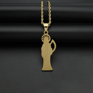 Nouveau Pendentif en Acier Inoxydable pour Homme, Motif Faisce de Scythe, Crâne et Balance, Chaîne Bambou, Style Européen et Américain, Bijoux Transfrontaliers - Product Image 4