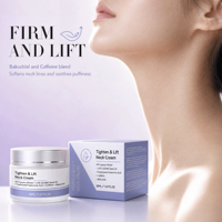 Crème raffermissante pour le cou au bakuchiol naturel, anti-âge, réduit les rides du cou, liftante, hydratante, nourrissante, soin de la peau du cou, vente en gros OEM