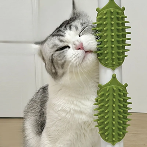 Cepillo de Silicona Plegable y Portátil para Mascotas, con Correa Ajustable, Cepillo de Masaje Flexible para Perros y Gatos - Product Image 1