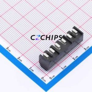 950-D-SMD-DS/06 Screw Terminal Block SMD,P=5mm Connector ( Construction: 1x6P )( Pitch: 5mm )( Color: Black ) - Product Image 2