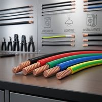 Câble électrique flexible en cuivre toronné ignifuge ZC avec isolation en PVC pour usage industriel et bâtiment, haute résistance