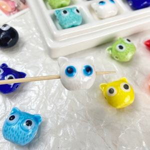 <span class=keywords><strong>Perles</strong></span> colorées en forme <span class=keywords><strong>de</strong></span> chat en céramique bricolage fait à la main petit chat <span class=keywords><strong>perles</strong></span> en vrac avec trou droit pour collier Bracelet <span class=keywords><strong>lot</strong></span> accessoire - Product Image 4