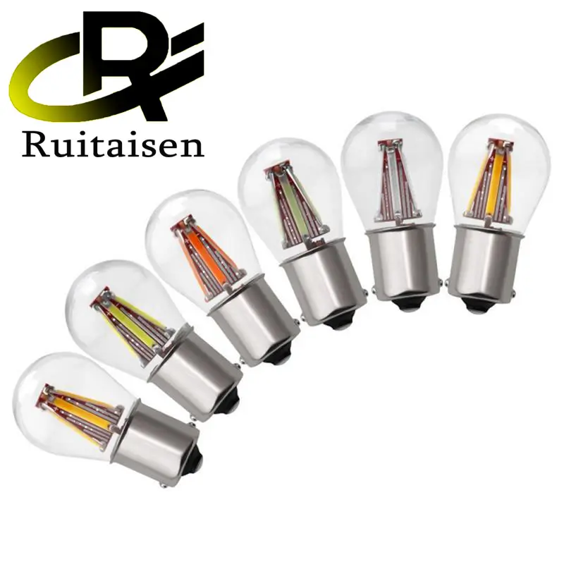 P21W LED BA15S BAU15S BAY15D COB Filament Auto Bremslicht Blinker Lampe Rückfahr lampe 12V DC