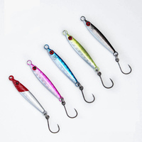 Leurre métallique de pêche au bar de mer Mini gabarit métallique 3 grammes cuillère à appât leurre de pêche 3g 5g leurre métallique avec crochet unique