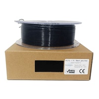 Filament PETG YASIN 1,75 mm compatible avec les imprimantes 3D Bambu/FDM, 1 kg/rouleau, noir, certifié CE ROHS, température d'impression 240-270°C, moulage 0,03 mm