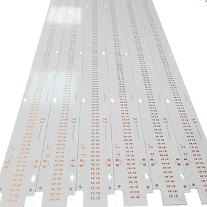 Placa branca led rgb, com material de alta qualidade de núcleo de metal para luzes de faixa longa de 5ft