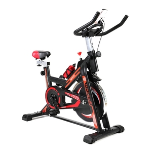 Vélo de spinning d'intérieur avec moniteur de fréquence cardiaque LED, équipement de fitness aérobie, équipement de fitness réglable pour la maison - Product Image 4