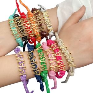 Jinyuan Fashion Wholesale Brass 18K Gold Plated Zircon Alphabet Initial Letters <strong>Charms</strong> for DIY Bracelet Necklace Making - Product Image 5