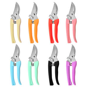 Tijeras de podar de desvío con hoja de acero inoxidable y mango de plástico, herramienta manual de jardinería para paisajismo y recolección de frutas - Product Image 4