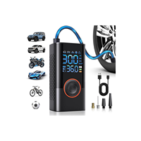 Pompe à air sans fil pour voiture, vente chaude transfrontalière, pompe à air électrique intelligente portable pour voiture tout-terrain, vélo