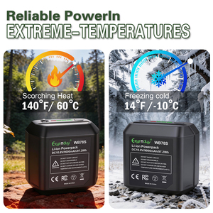 <span class=keywords><strong>Batterie</strong></span> lithium V-lock WB78S 97,2 Wh, 10,8 V, 9000 mAh, alimentation portable, adaptée aux caméras portables, aux caméras de chasse en extérieur - Product Image 4