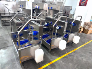 Estación de Lavado de Botas y Calzado con Cepillo Giratorio para Higiene y Desinfección, Máquina de Limpieza de Botas en Oferta - Product Image 5