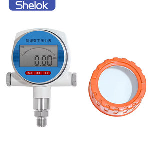 Manomètre numérique antidéflagrant Shelok Exd IIC T6, précision 0,2 %, plage 0~200 kPa, pour applications chimiques, pharmaceutiques et salles blanches - Product Image 3