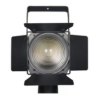 300W blanc chaud blanc RGBW 4in1 Zoom électronique Fresnel Studio lumière 200W DMX projecteur pour émissions de télévision scènes théâtres DJ ensembles