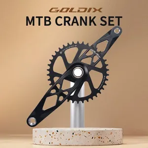 GOLDIX – pédalier en alliage d'aluminium pour vélo de montagne, 24mm BSA 165/170/175mm, creux DH AM XC pour <span class=keywords><strong>SRAM</strong></span> - Product Image 2