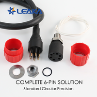 Connecteur industriel sous-marin étanche Leaka 6 broches, fiche étanche IP69K, compatible avec Subconn Seacon pour ROV sous-marin léger