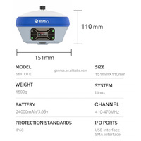 Stasiun Basis RTK STONEX S6 LITE Canggih dengan Perlindungan IP68, Casing Paduan Magnesium, Operasi 12 Jam untuk Survei Lahan