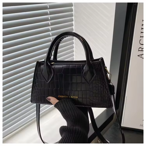 Sac bandoulière rétro texturé simple et décontracté, style <span class=keywords><strong>Instagram</strong></span>, petit sac carré, motif crocodile tendance, sac portable pour femme - Product Image 6