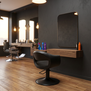 Espejo de Salón Moderno de Madera, Muebles Comerciales para Salón de Belleza/Estaciones de Barbería, para Exteriores, Comedores, Gimnasios, Talleres, Centros Comerciales, Hoteles - Product Image 3