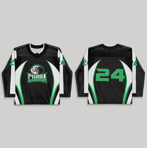 Caja de producción acelerada superior Lacrosse Jersey Box Lacrosse Wear Sublimated Sturdy Box Lacrosse Jerseys para niño - Product Image 2