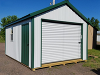 Garage Conteneur Isolé Préfabriqué en Métal avec Volets de Ventilation pour Stockage de Voitures dans les Jardins et sur les Chantiers