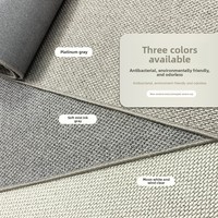 Tapis de sol 3D en laine personnalisé, vente en gros, couleur unie, toucher chaud, luxe léger, pour chambre de luxe et magasin de détail